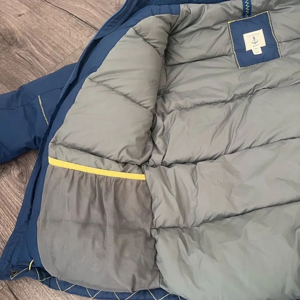 Blue Kids Jacket with Hood - Picture 6 of 10